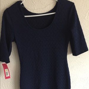 NWT Blue form fitting dress